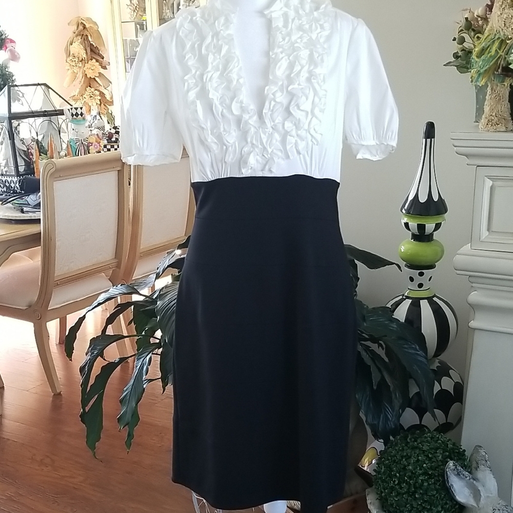 Max & Cleo Black and White Dress